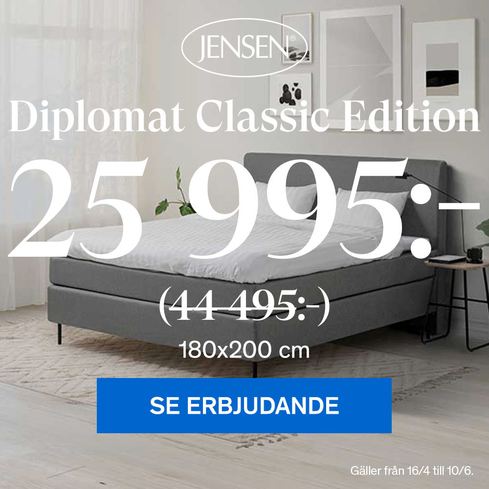 Diplomat Classic kontinentalsäng 25 995 kr 180x200 cm